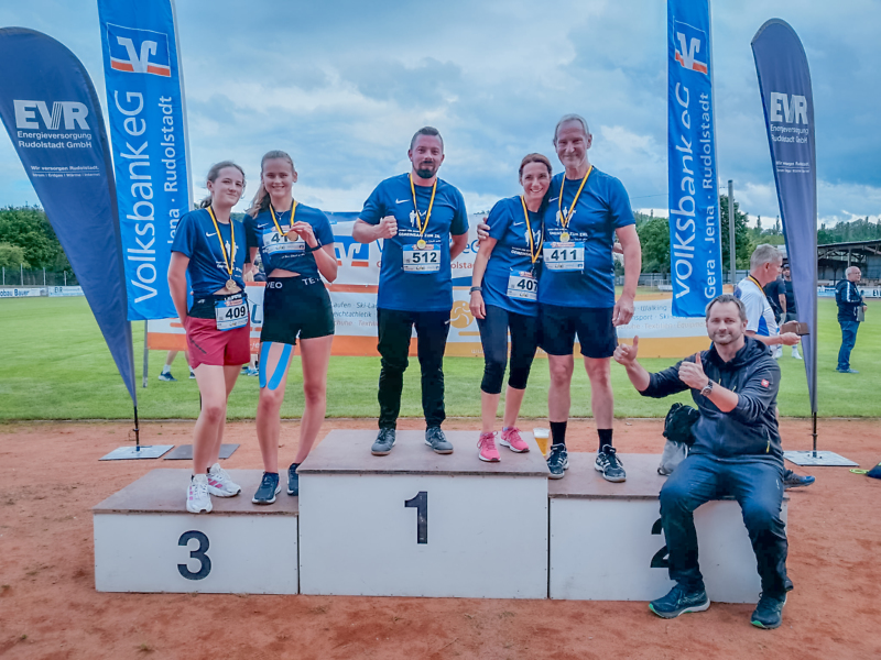 Auszeichnung der Mitarbeiter beim Firmenlauf 2024