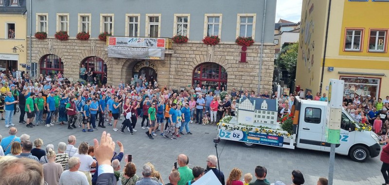 Festumzug 1125 Jahre Saalfeld