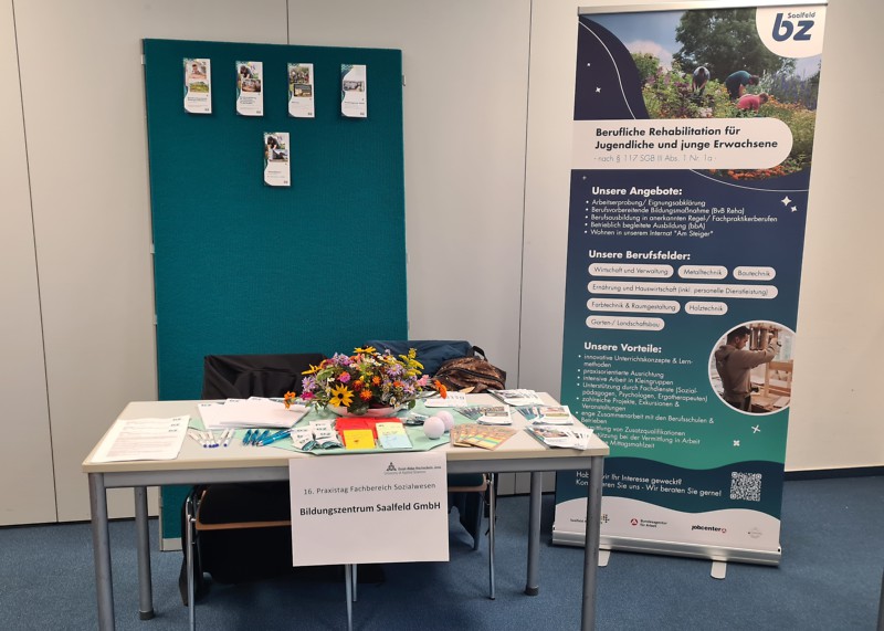BZ Stand auf dem 16. Praxistag Jena