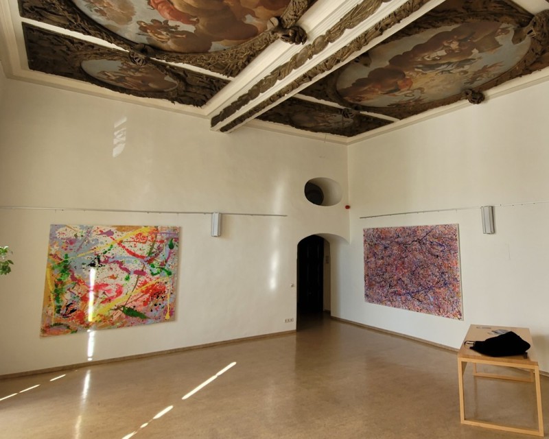 Jugendliche Kunst im Schloss