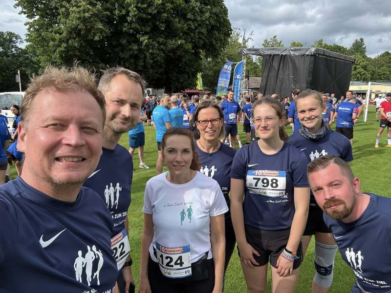 Mitarbeiter beim Firmenlauf