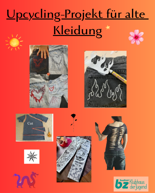 Upcycling-Projekt für alte Kleidung alte Klamotten neu machen