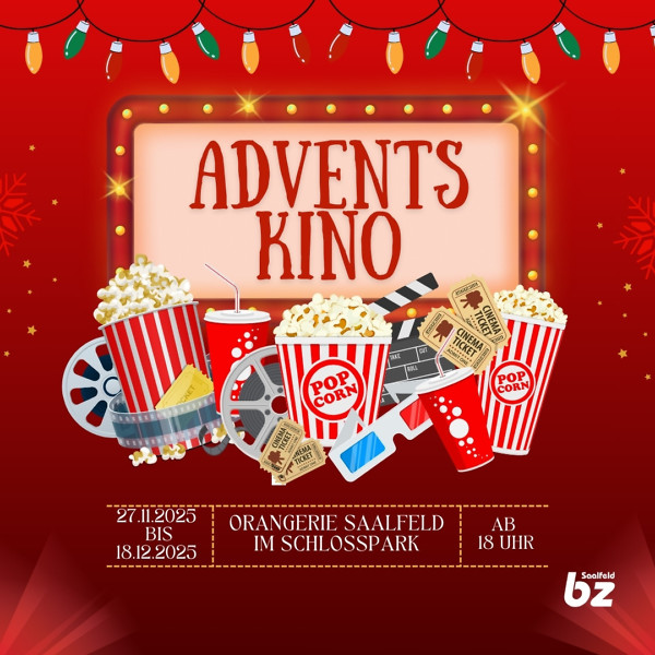 Adventskino in der Orangerie Saalfeld 2025